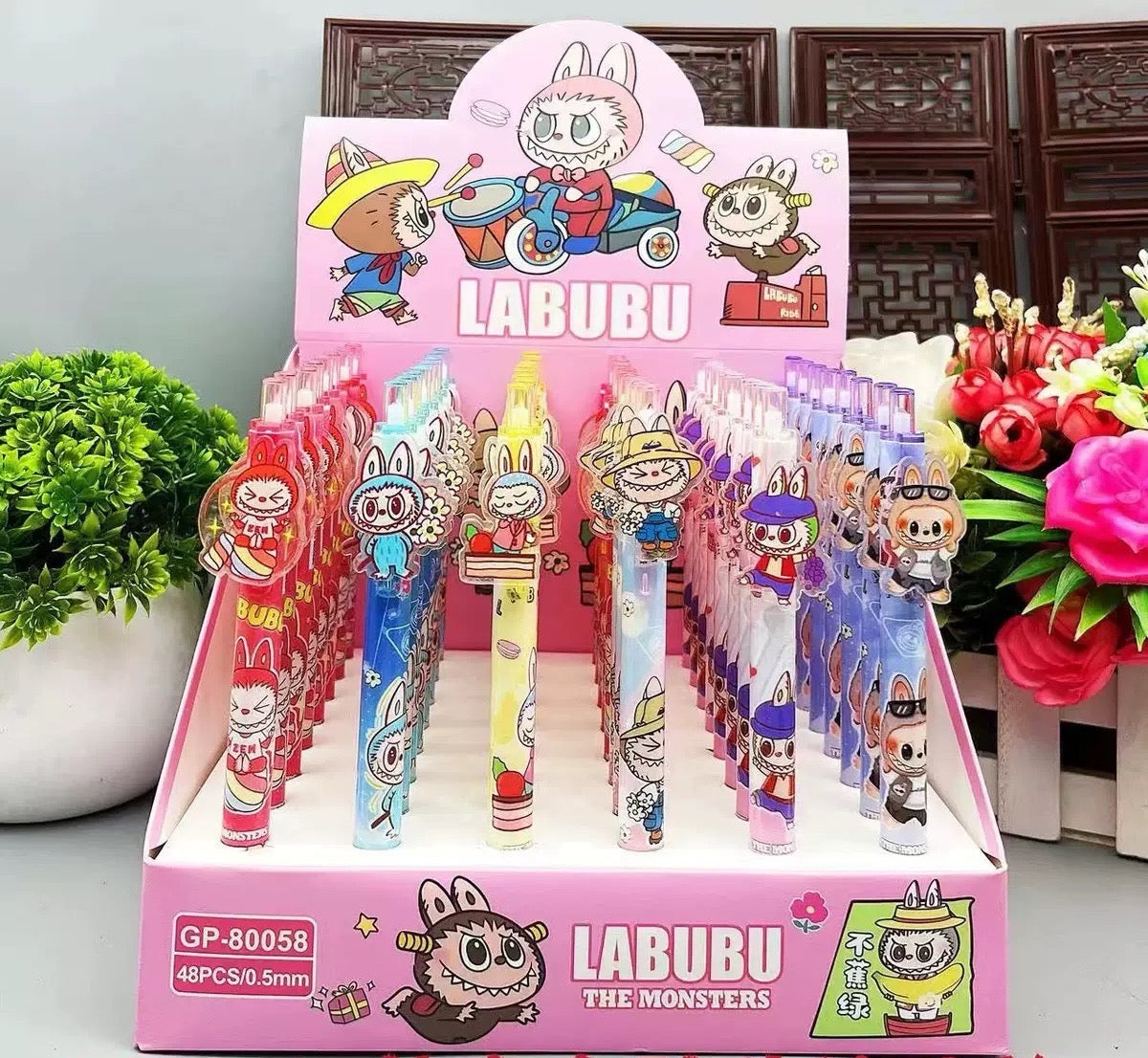 Labubu Gel Pen – Monster & Friends Series (Single Pen)